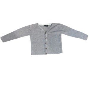 Stitched Cream color cardigan